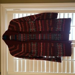 Woolrich long sweater with button closure